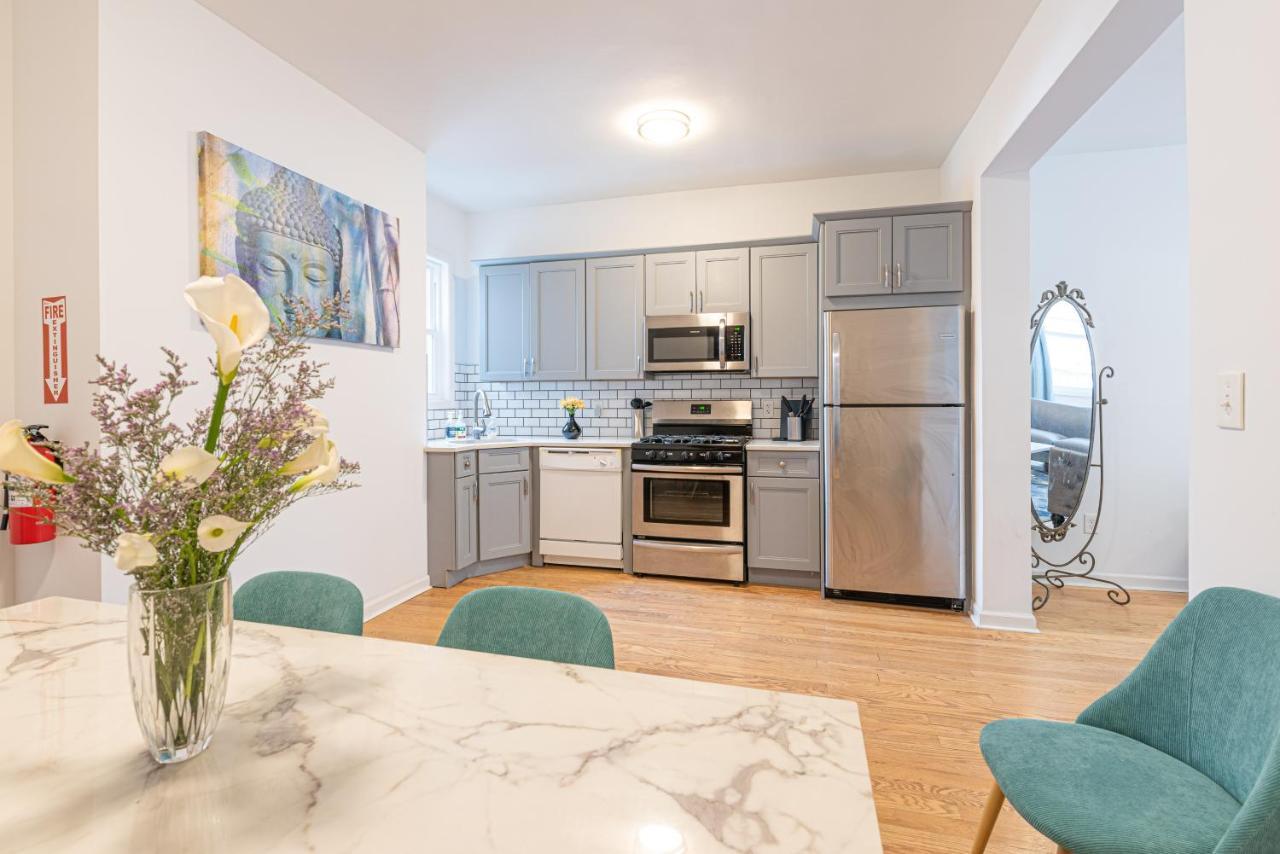 泽西Tranquil Town House With Parking And Laundry - Just 25 Minutes To Time Square!别墅 外观 照片