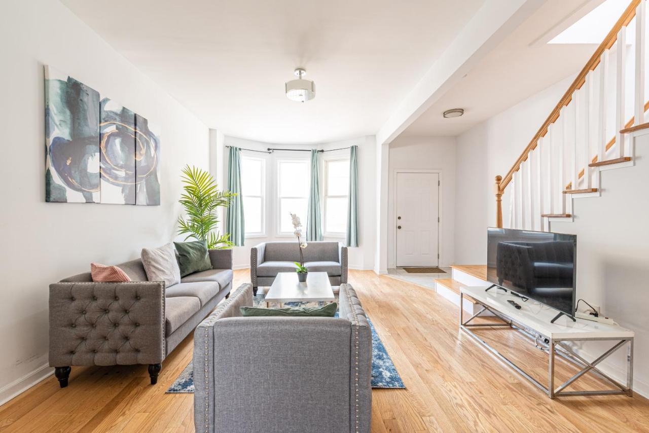 泽西Tranquil Town House With Parking And Laundry - Just 25 Minutes To Time Square!别墅 外观 照片