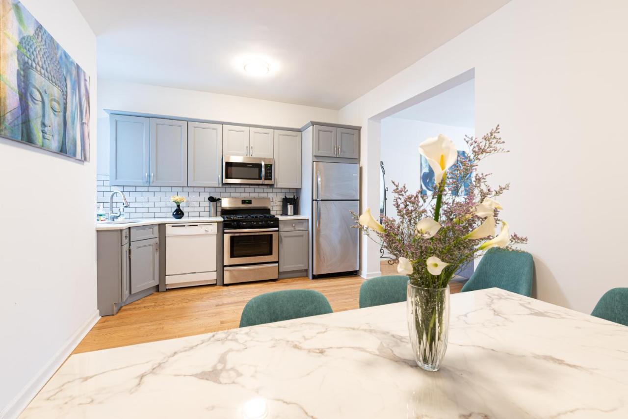 泽西Tranquil Town House With Parking And Laundry - Just 25 Minutes To Time Square!别墅 外观 照片